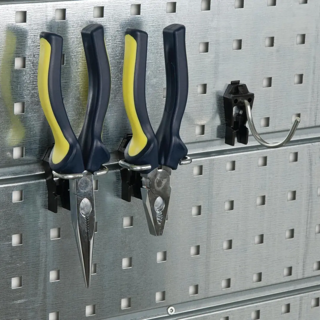 Raaco Gereedschapswand 109659 - 3 Panelen & 44 Clips - Grijs