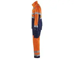 Blåkläder 6373-1804 High-Vis Overall - C46 - Oranje/Marineblauw