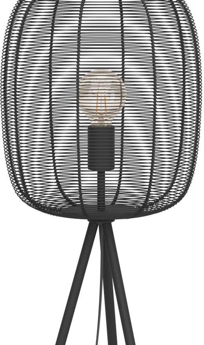 Eglo Derwen Vloerlamp E27 - Zwart