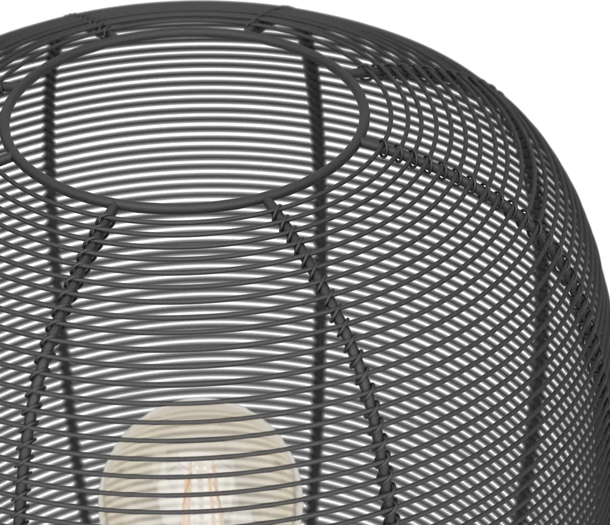 Eglo Derwen Vloerlamp E27 - Zwart