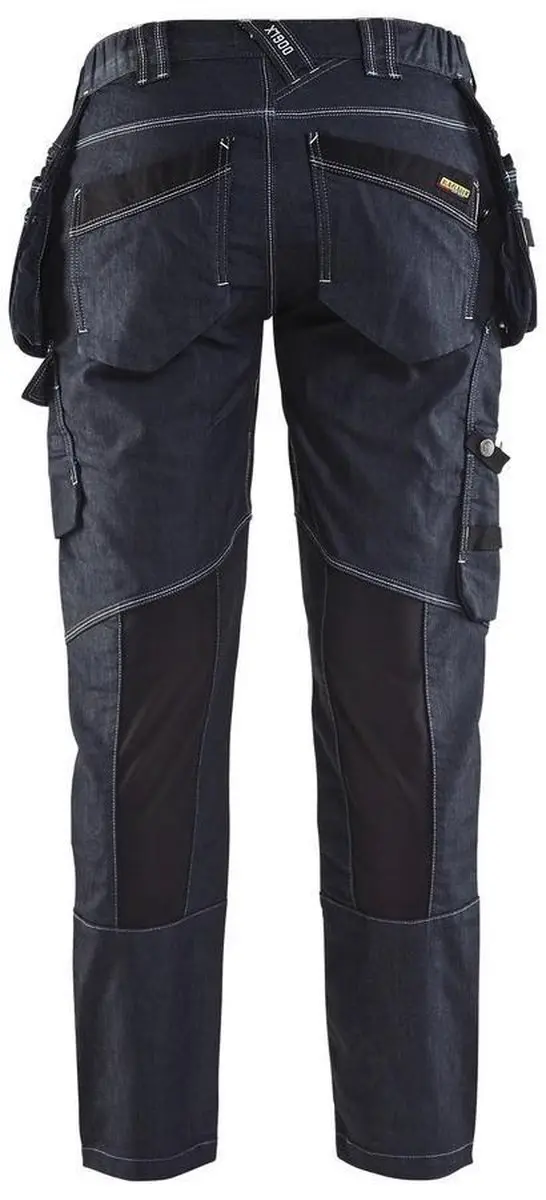 Blåkläder Dames Werkbroek X1900 Stretch 7990-1141 - Maat 50 - Marineblauw/Zwart