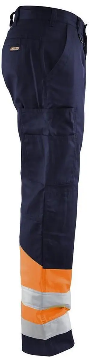 Blåkläder Werkbroek High Vis 1564-1811 - 108 Marineblauw/Oranje