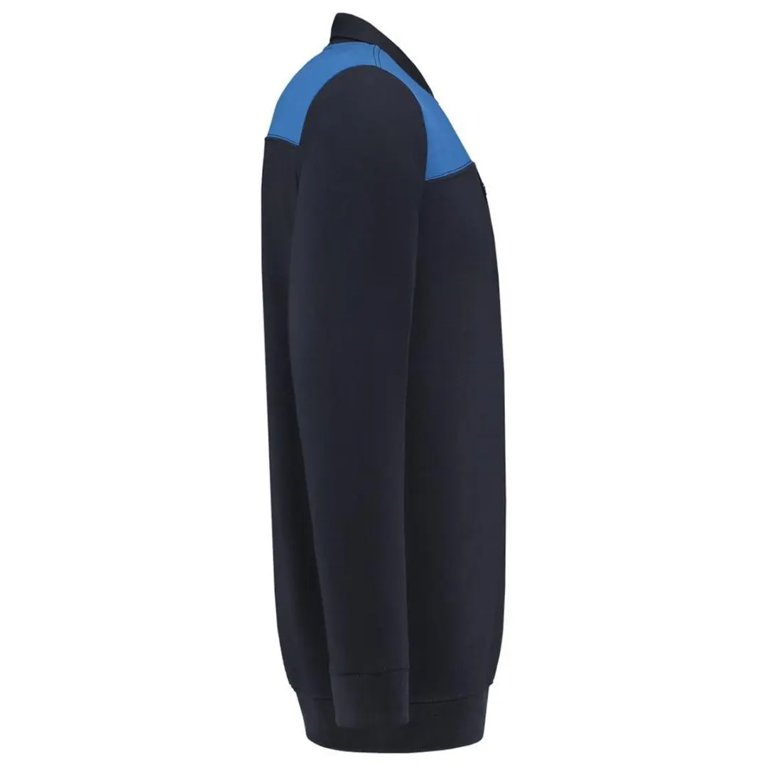 Tricorp Polo Sweater Bicolor 302004 - Navy/Koningsblauw - Maat S