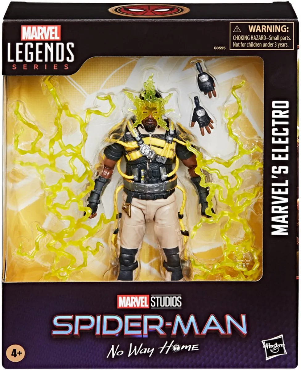 Hasbro Marvel Legends Electro Spider-Man No Way Home 15cm - G05955L0 - afbeelding 6 van 6