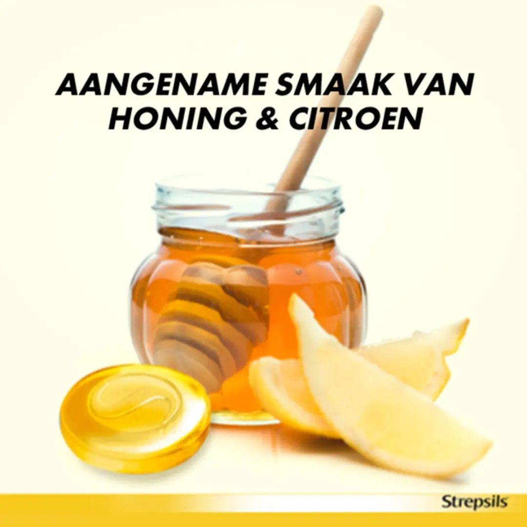 Strepsils Citroen & Honing Zuigtabletten - 72 Stuks