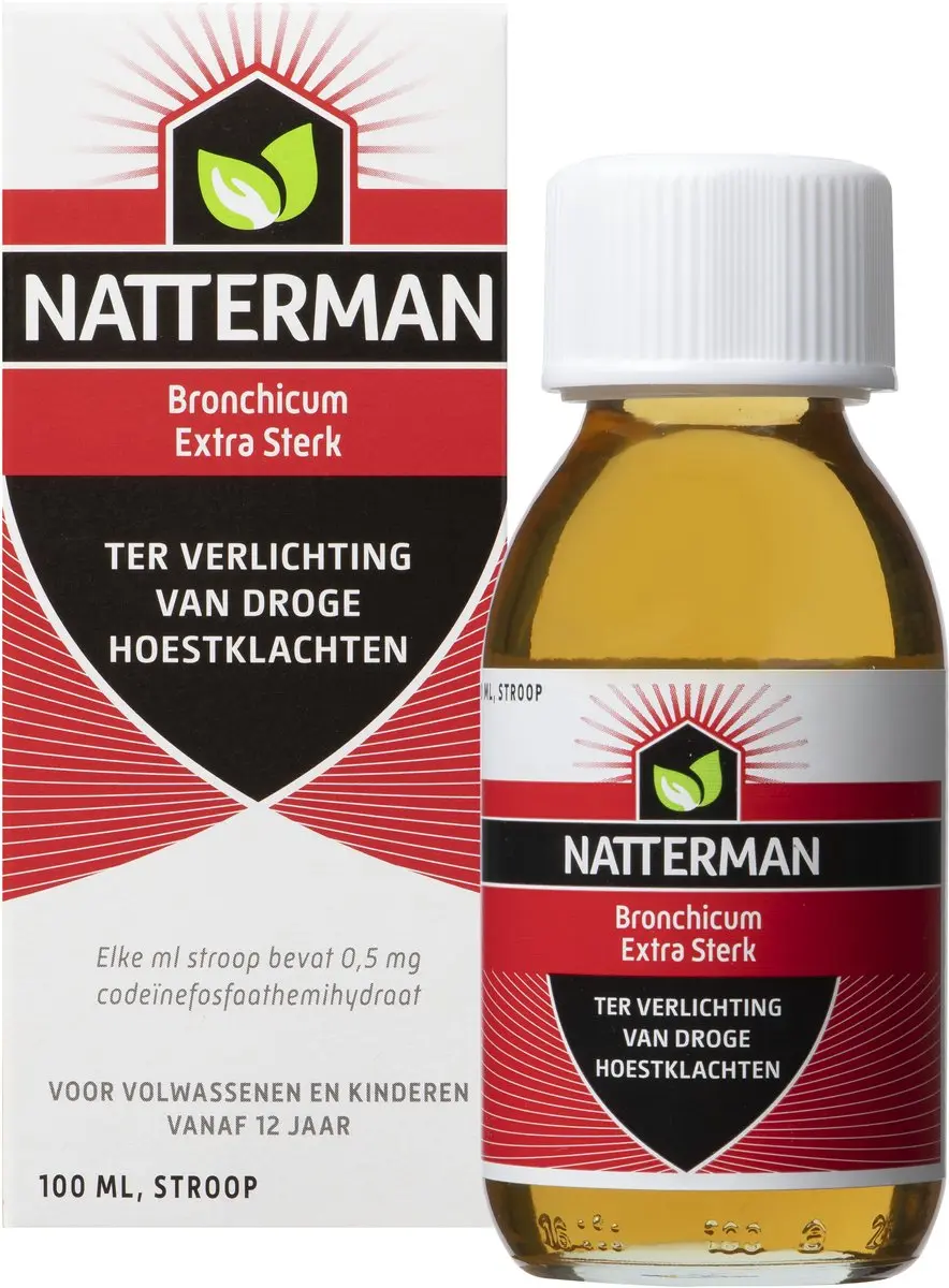 Natterman Bronchicum Extra Sterk Hoestdrank 100ml - Met codeïne