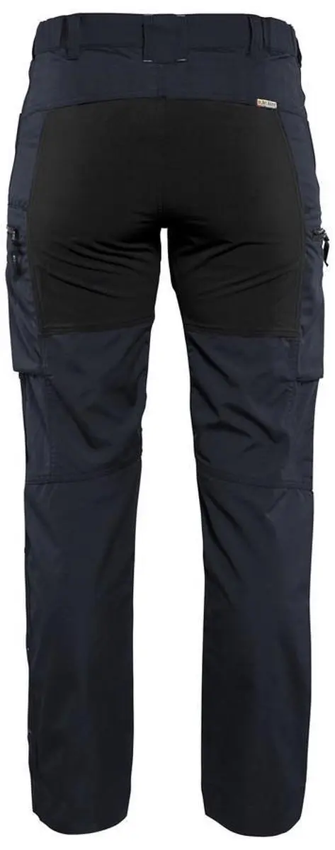 Blåkläder Dames Service Werkbroek Stretch 7159-1845 - 44 - Dark Navy/Zwart