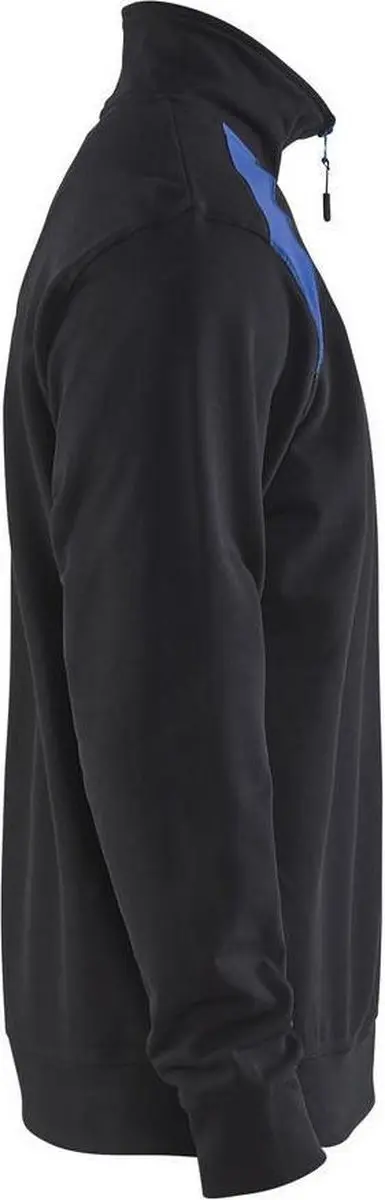 Blåkläder Sweatshirt 3353-1158 Bi-Color - Zwart/Korenblauw L - afbeelding 6 van 6