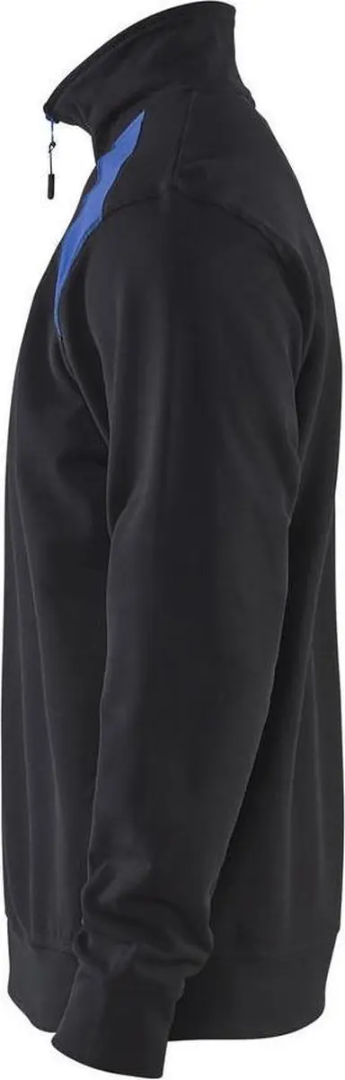 Blåkläder Sweatshirt 3353-1158 Bi-Color - Zwart/Korenblauw L
