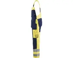 Blåkläder Bretelbroek High Vis 2603-1860 - 52 - Geel/Marineblauw