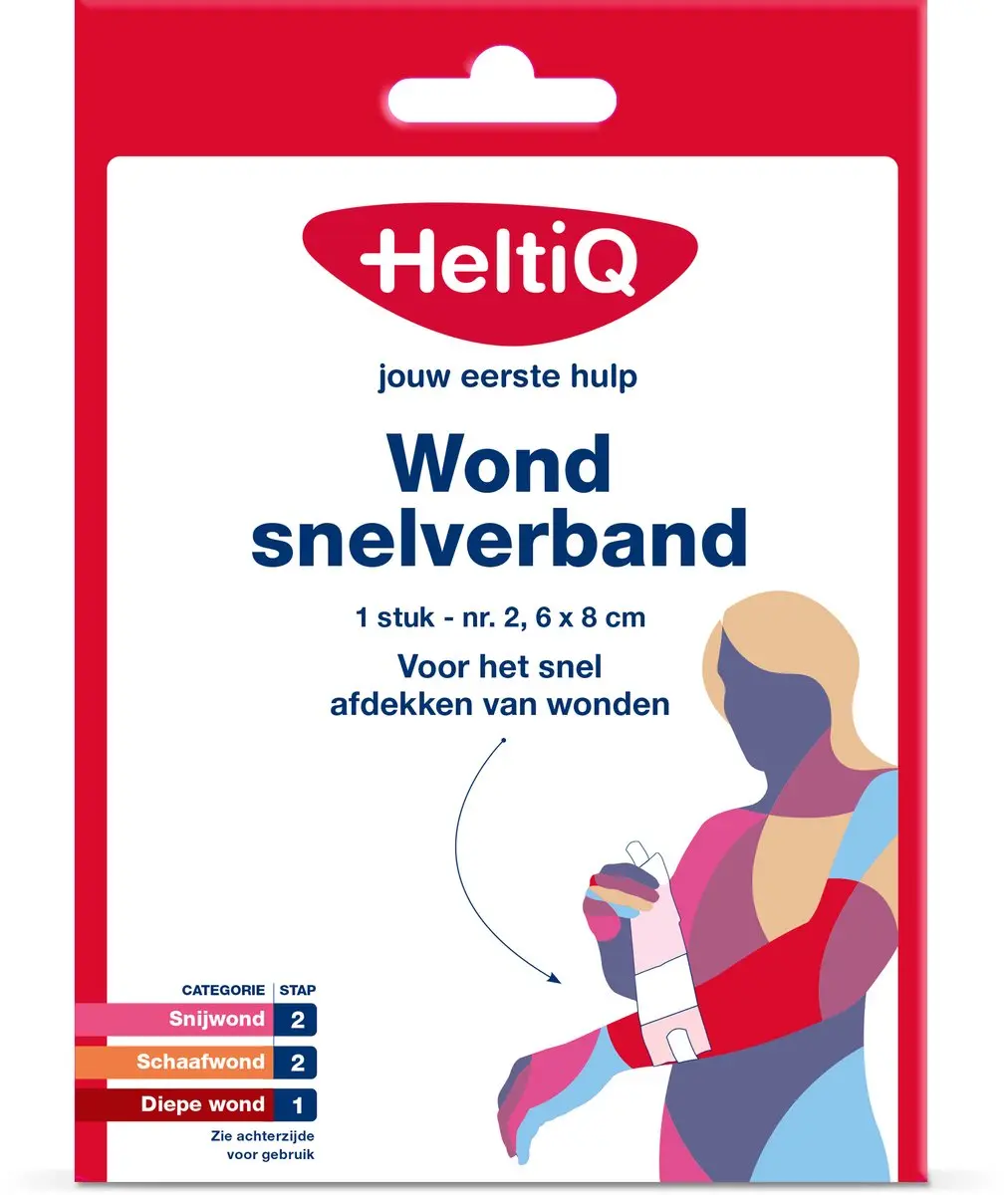 Heltiq Wondsnelverband nr. 2 6x8cm