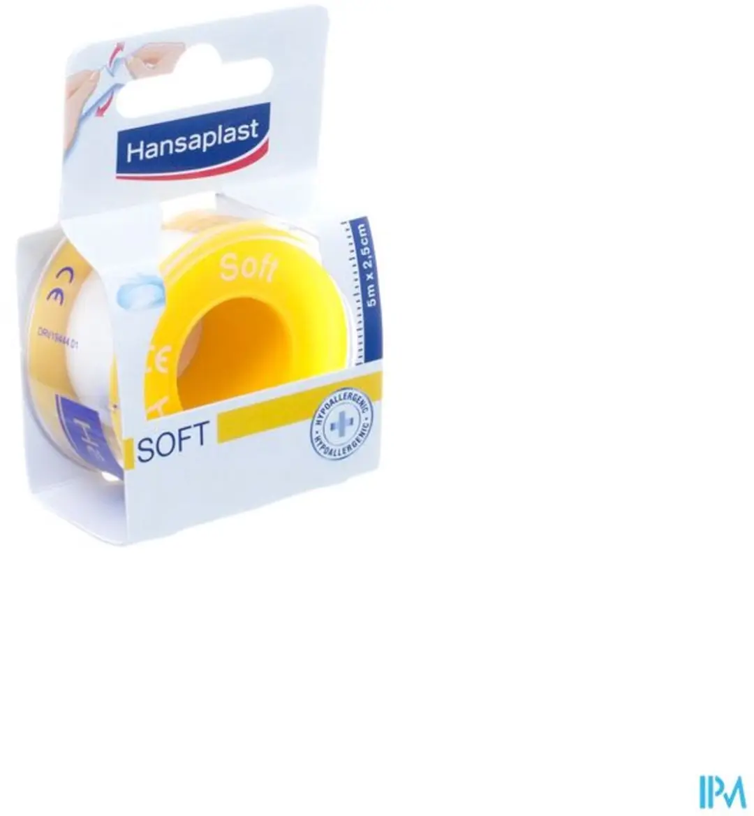 Hansaplast Soft Hecht Pleister 2,5cmx5m - Wit