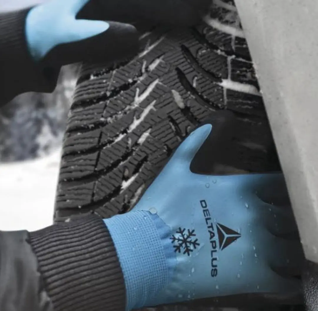Delta Plus Winterhandschoen Acryl/Polyamide - Blauw - Maat 10 (XL)