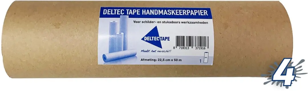 Deltec Maskeerpapier 30cm x 50m 50g/m²