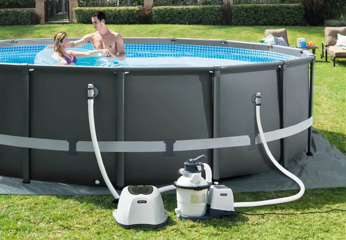 Intex Krystal Clear Zoutwatersysteem 56.800L