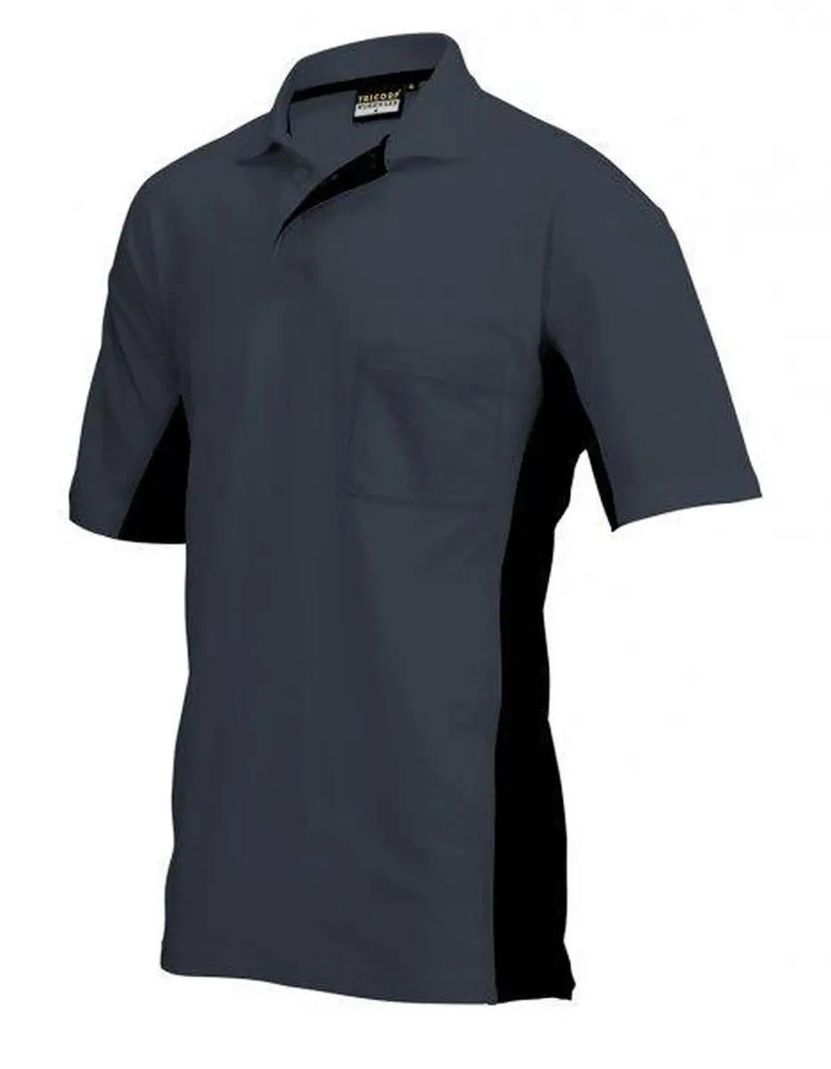 Tricorp Poloshirt Bi-Color 202002 - XXL - Navy/Limoengroen