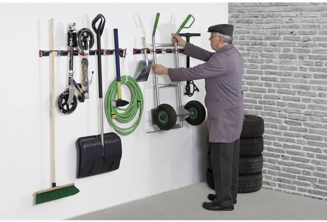 Talen Tools Bruns Gereedschapsrail 75cm - 5 Klemmen