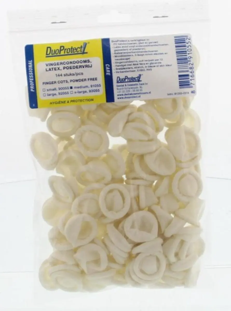 CMT Vingercondoom Latex M - 100 Stuks