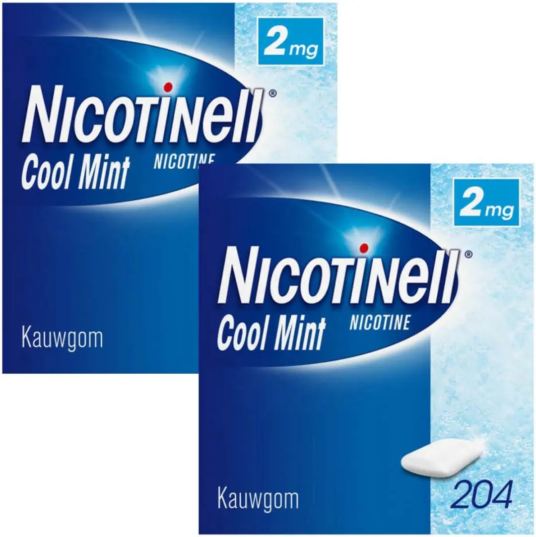 Nicotinell Kauwgom Cool Mint 2mg - 208 Stuks