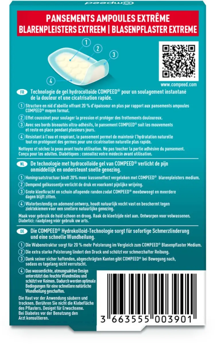 Compeed Blarenpleisters Extreme - 6 Stuks