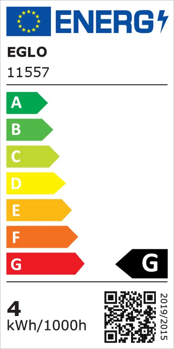 Eglo LED Kooldraadlamp E14 - 4W - Ø3,5cm - Warm wit
