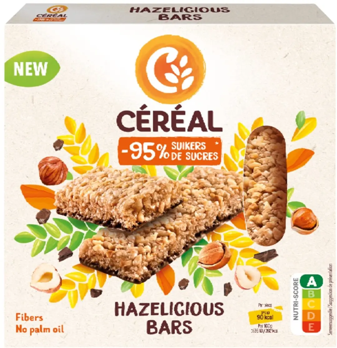Cereal Hazelicious Bars - 20 Stuks