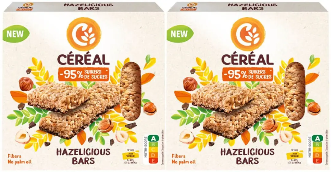 Cereal Hazelicious Bars - 20 Stuks
