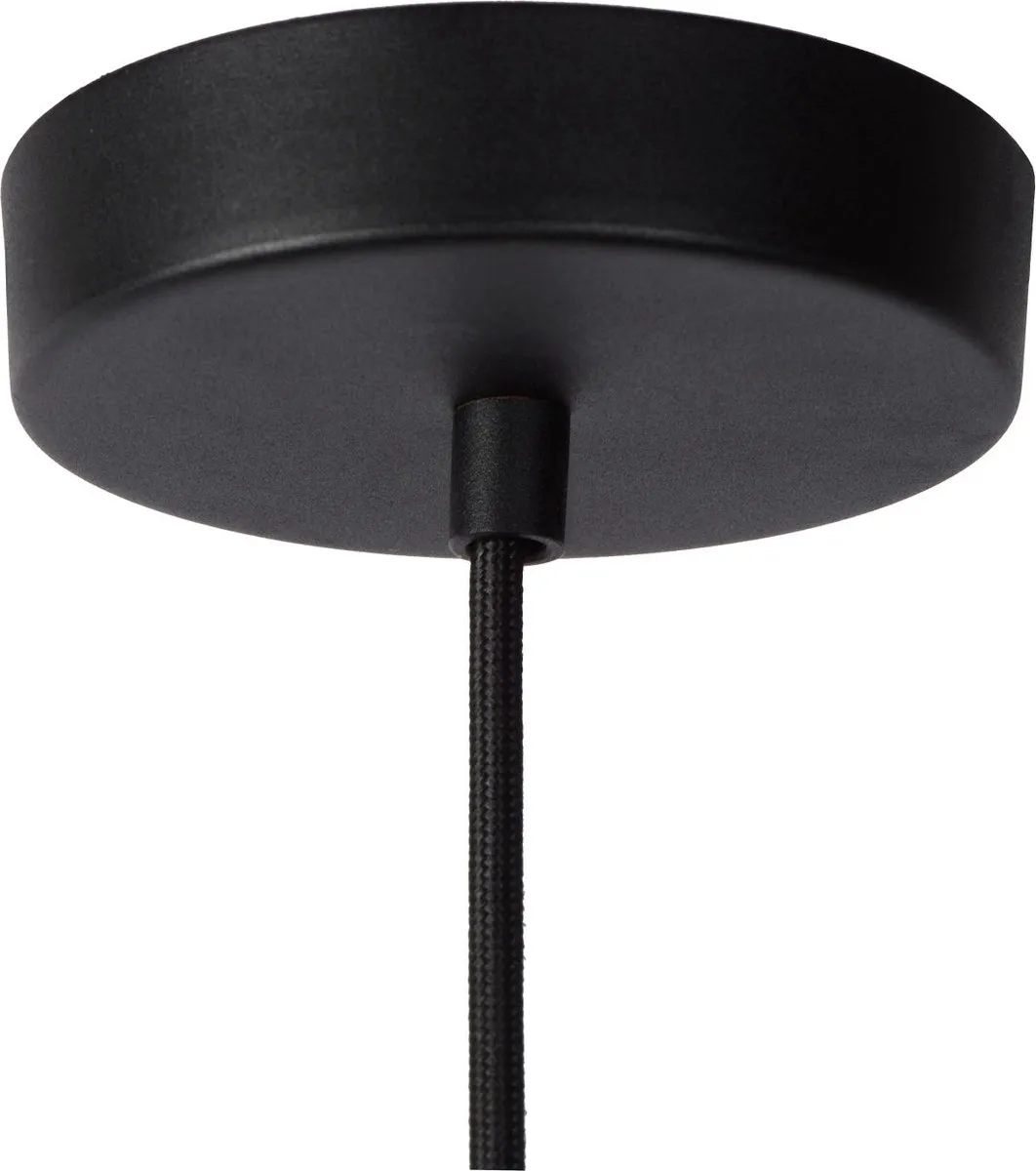 Lucide Lionel Hanglamp Ø6,5cm - 1xE27 - Zwart
