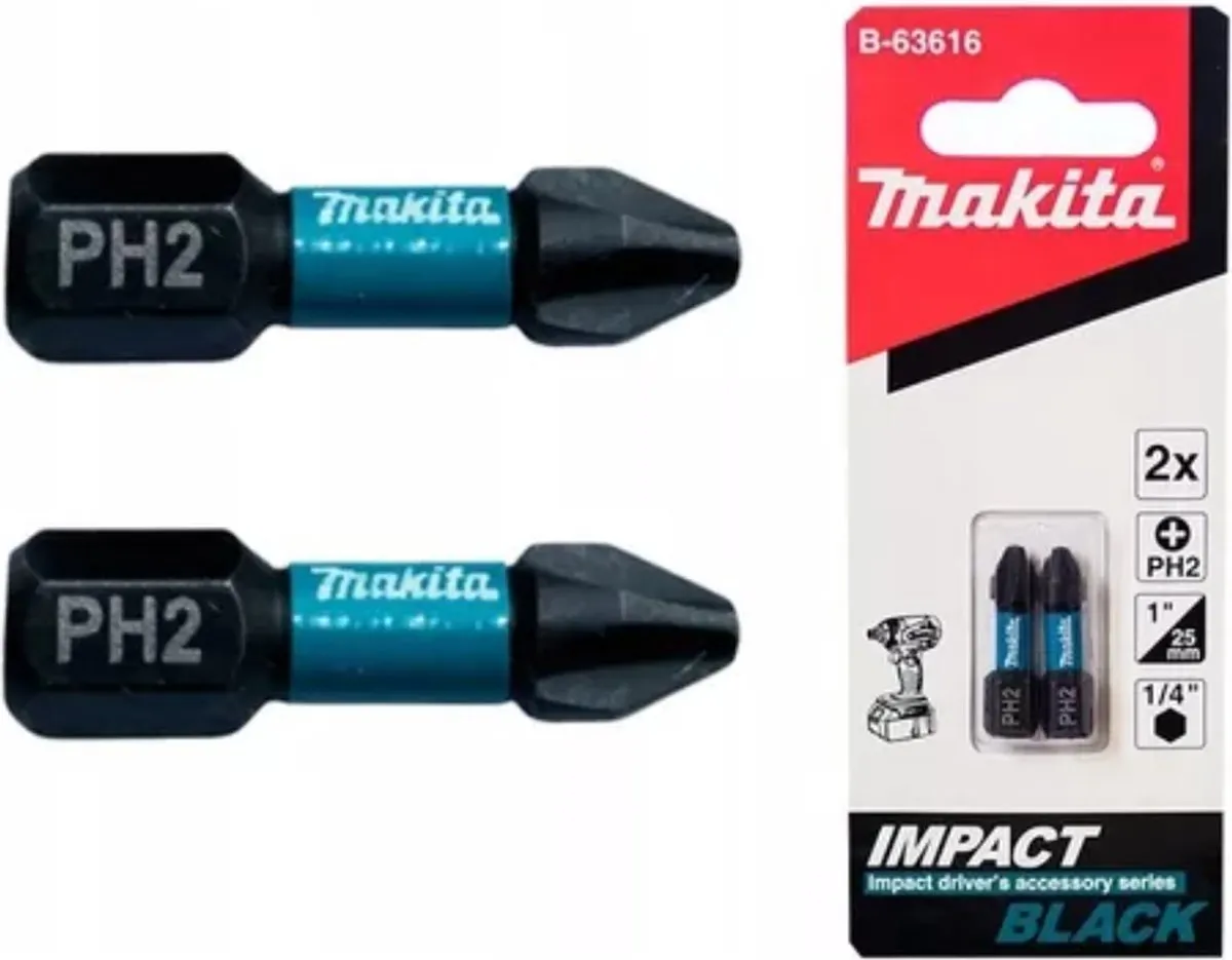 Makita B-63616 Slagschroefbit PH2x25mm