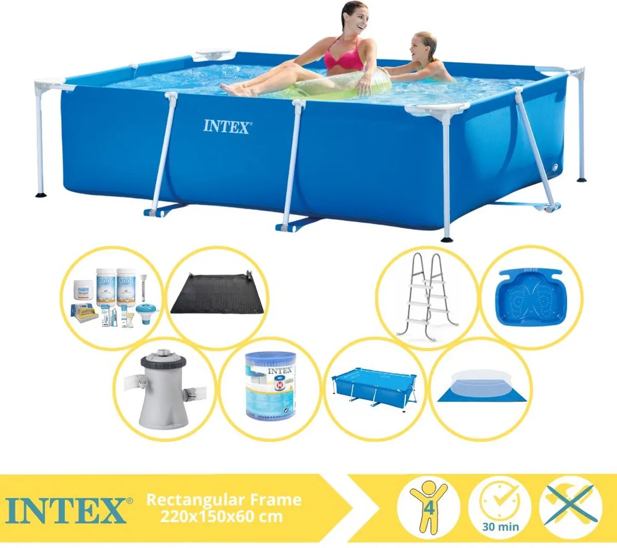 Intex 28270NP Opzetzwembad 220x150x60cm