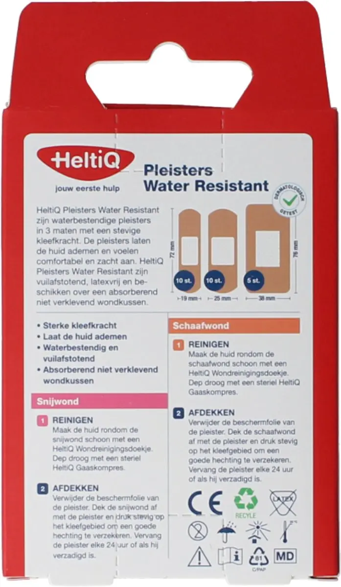 Heltiq Pleisters Waterbestendig - 25 Stuks
