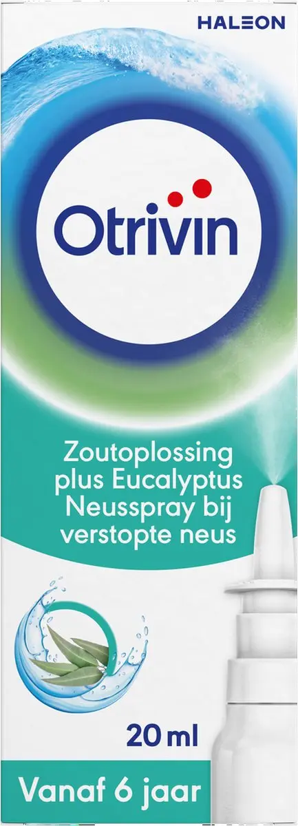 Otrivin Zoutoplossing Plus Eucalyptus Neusspray 20ml - afbeelding 6 van 6