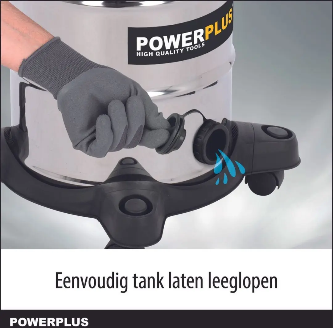 Powerplus POWX3240 Nat-Droog Stofzuiger 1200W - 30L Tank