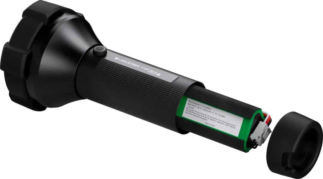 Ledlenser P18R WORK Zaklamp - 4500 Lumen - Zwart