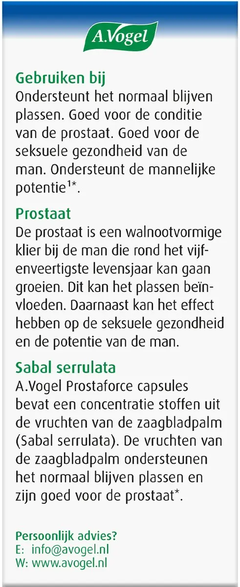 A.Vogel Prostaforce Capsules 30st