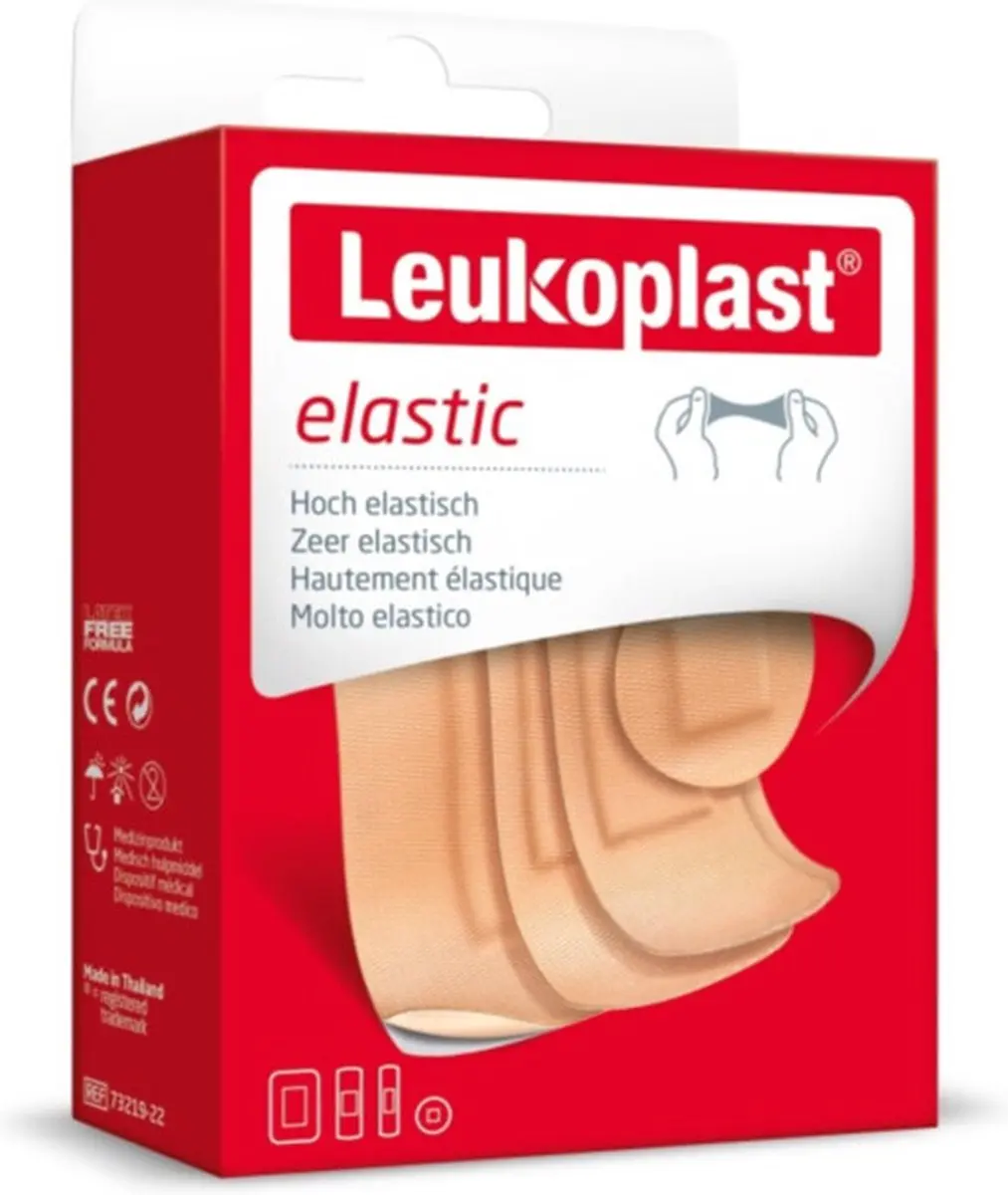 Leukoplast Pleister Elastiek Beige - 40 Stuks