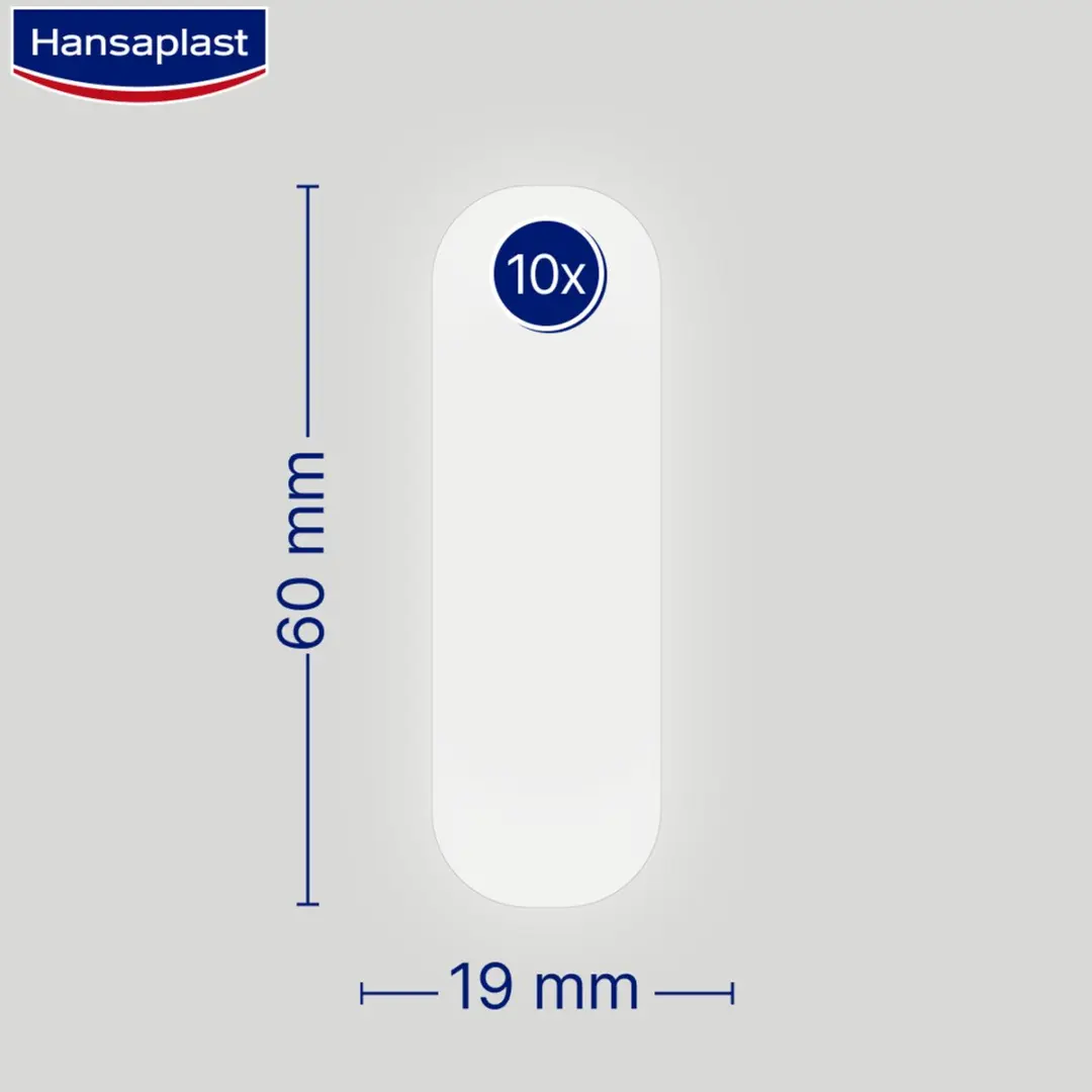 Hansaplast S Second Skin Pleisters - 10 Stuks - Transparant
