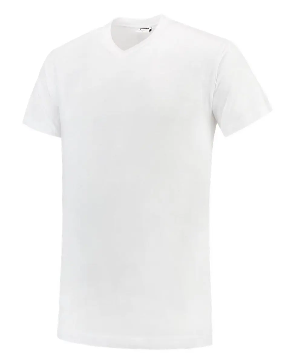 Tricorp T-shirt V-hals 101007 - Wit - 3XL