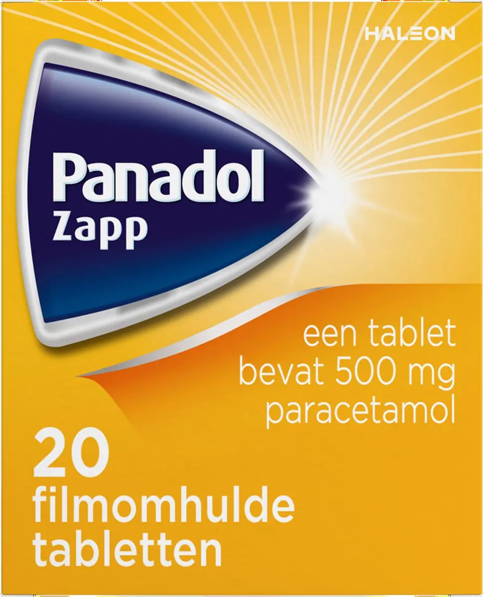 Panadol Zapp 500mg - 20 Tabletten