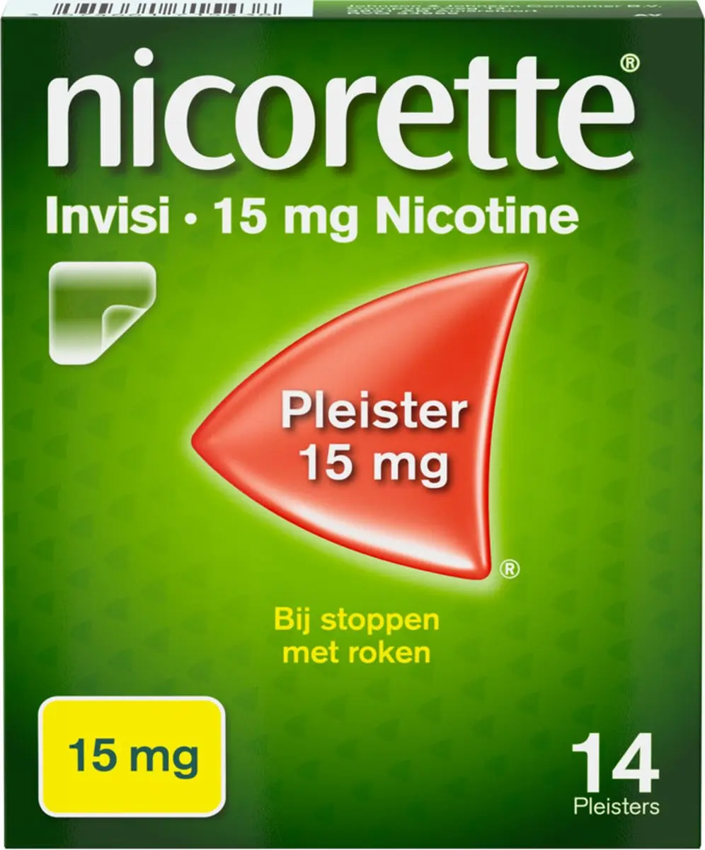 Nicorette Invisi Patch Pleisters 15mg