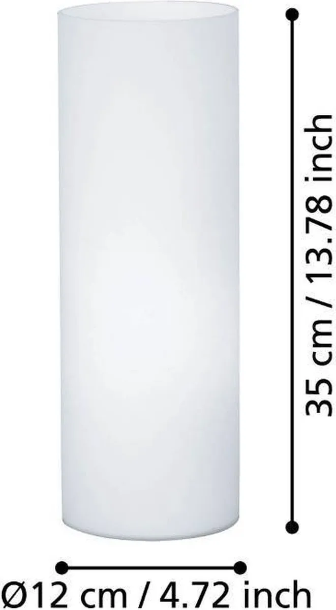 Eglo Geo Tafellamp E27 - 35 cm - Wit