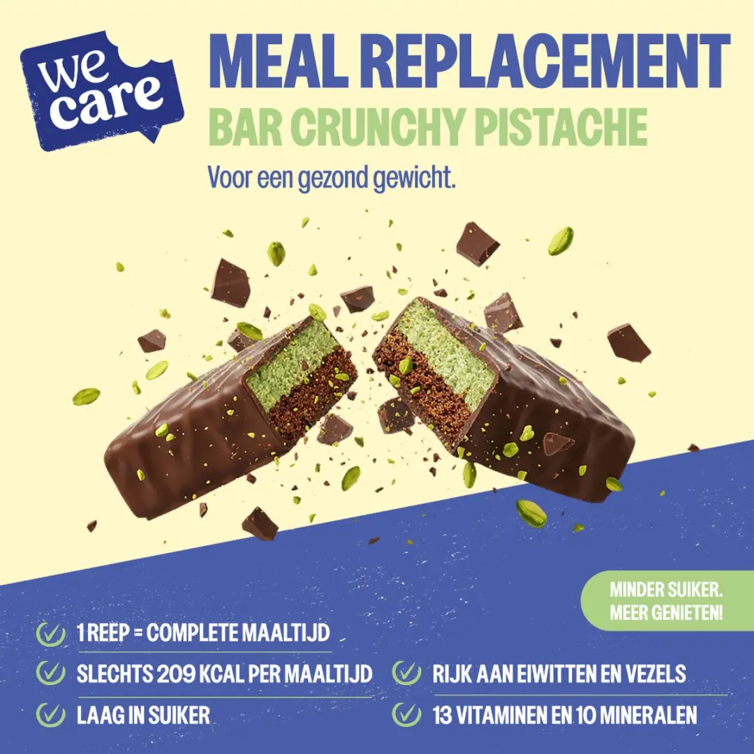 weCare Bars Crunchy Pistache 124g