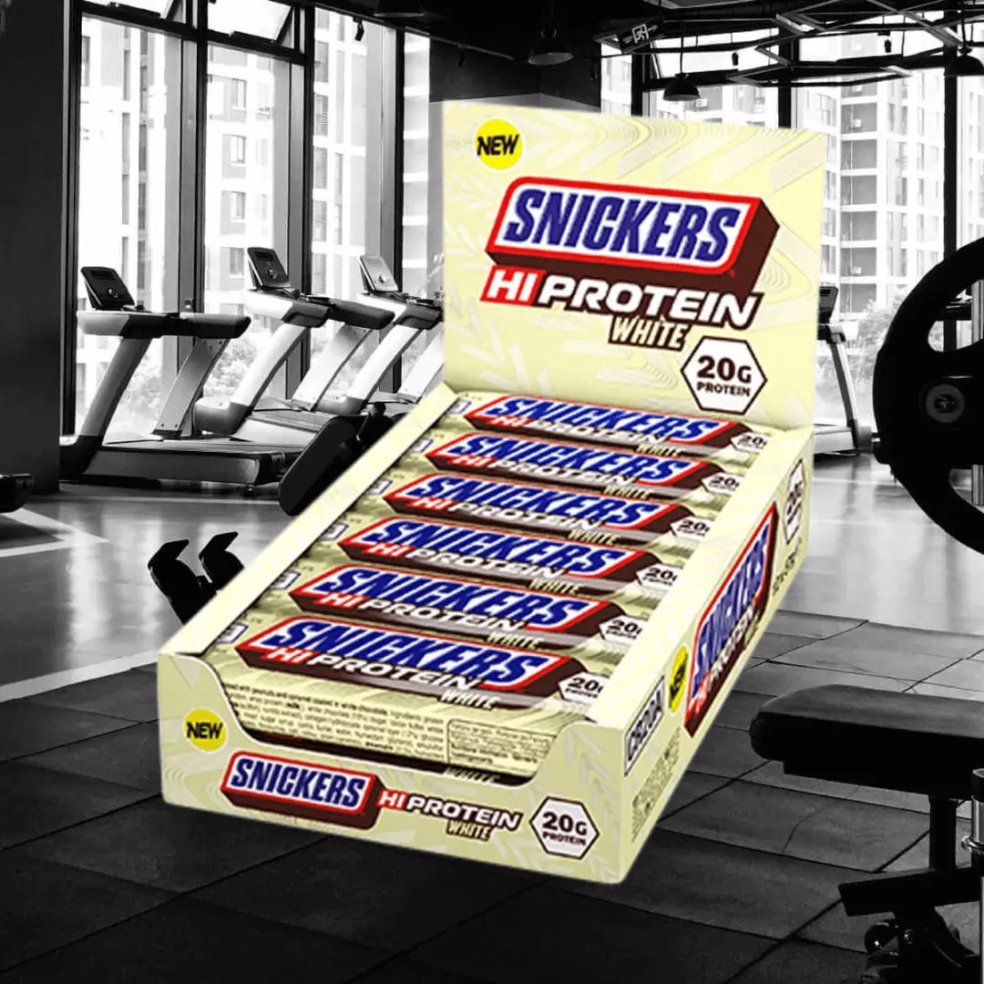 Snickers High Protein White 12x57g - Witte Chocolade