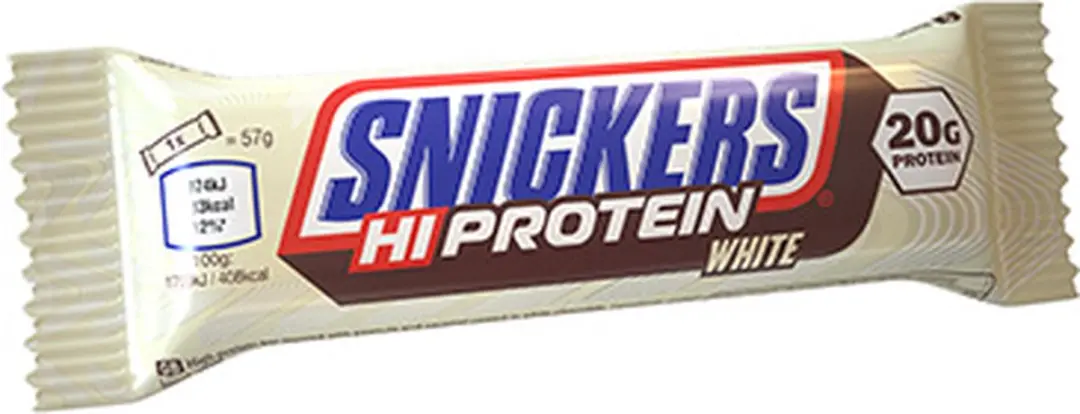 Snickers High Protein White 12x57g - Witte Chocolade
