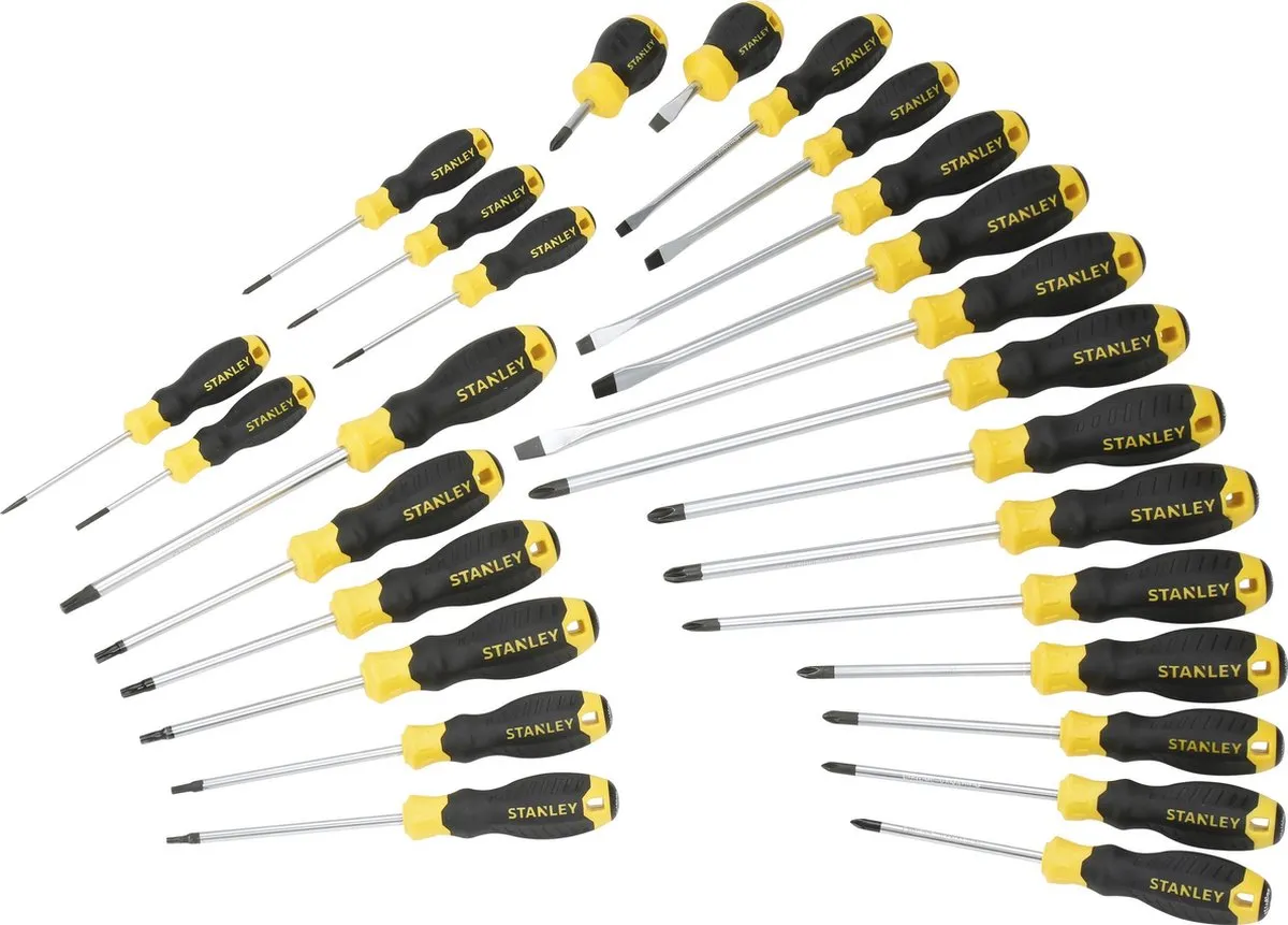 Stanley STHT0-62142 Schroevendraaierset - 26-delig - Zwart/Geel