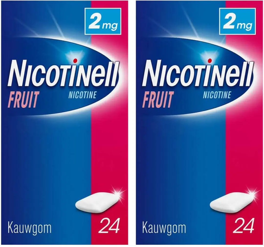 Nicotinell Kauwgom Fruit 2mg - 48 Stuks