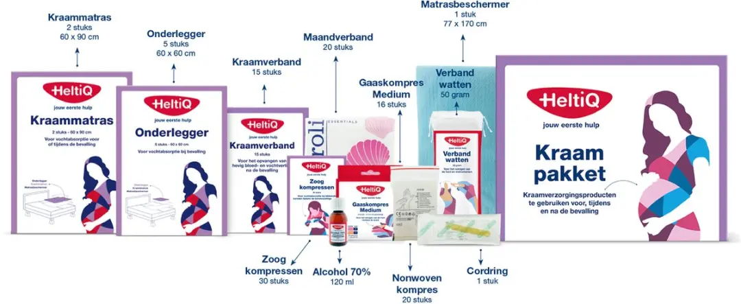 Heltiq Kraampakket 18-delig
