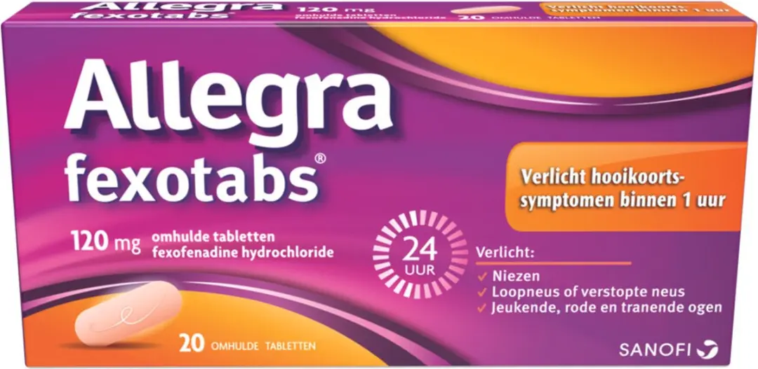 Allegra Fexotabs Bij Hooikoorts 20 Stuks