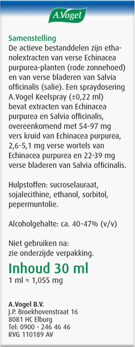 A.Vogel Keelspray 2x30ml
