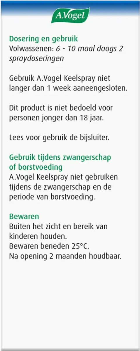 A.Vogel Keelspray 2x30ml